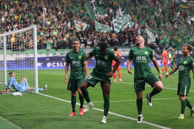 北京国安队今日在联赛中获得胜利
