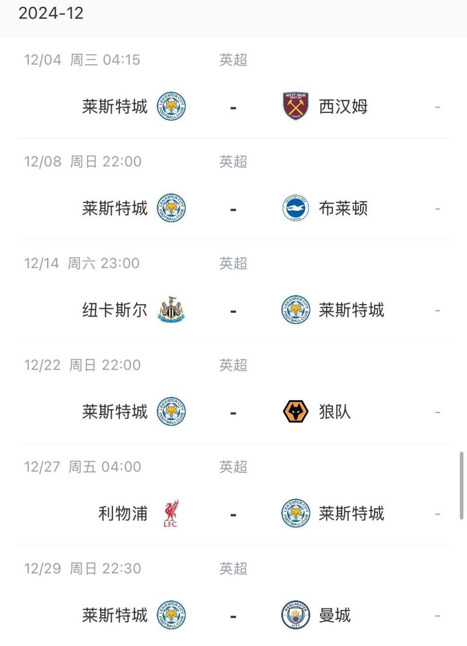 世俱杯2025-莱斯特城不敌曼城,失去追赶机会